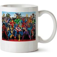 Art Hediye Marvel Karakterler İki Tarafı Baskılı Kupa Bardak