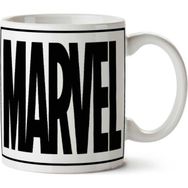 Art Hediye Marvel Logo Amblem İki Tarafı Baskılı Kupa Bardak