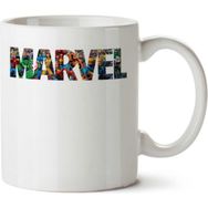 Art Hediye Marvel Renksel Logo Kahramanlar İki Tarafı Baskılı Kupa Bardak