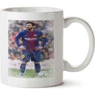 Art Hediye Messi Oyun Zamanı İki Tarafı Baskılı Kupa Bardak