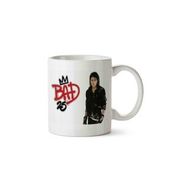 Art Hediye Michael Jackson Bad 2 İki Tarafı Baskılı Kupa Bardak