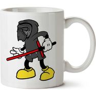 Art Hediye Mickey Mouse Kylon Ren Disney Star Wars İki Tarafı Baskılı Kupa Bardak