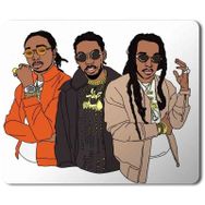 Art Hediye Migos 2 Baskılı 23x19 cm Mouse Pad