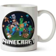 Art Hediye Minecraft Transparent İki Tarafı Baskılı Kupa Bardak
