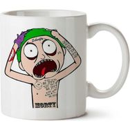 Art Hediye Morty Joker İki Tarafı Baskılı Kupa Bardak