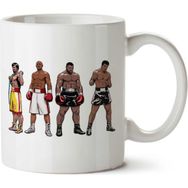 Art Hediye Muhammed Ali Boksörler İki Tarafı Baskılı Kupa Bardak