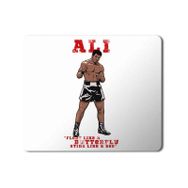 Art Hediye Muhammed Ali Float Like a Butterfly Sting Like a Bee Baskılı 23x19 cm Mouse Pad