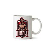 Art Hediye Muscle İki Tarafı Baskılı Kupa Bardak