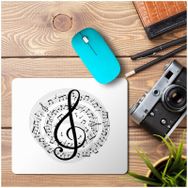 Art Hediye Müzik+ Baskılı 23x19 cm Mouse Pad