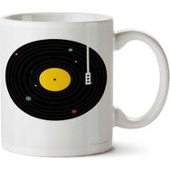 Art Hediye Müzik Her Yerde İki Tarafı Baskılı Kupa Bardak