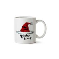 Art Hediye Naughty Or Nice İki Tarafı Baskılı Kupa Bardak