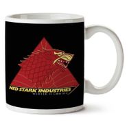 Art Hediye Ned Stark Industries Game Of Thrones Avengers İki Tarafı Baskılı Kupa