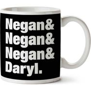 Art Hediye Negan Negan Negan Daryl Walking Dead İki Tarafı Baskılı Kupa