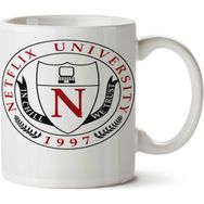 Art Hediye Netflix Üniversitesi İki Tarafı Baskılı Kupa Bardak