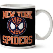 Art Hediye New York Spiders Spiderman Homecoming İki Tarafı Baskılı Kupa