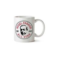 Art Hediye Nigel Farage All Star Converse Logo İki Tarafı Baskılı Kupa Bardak