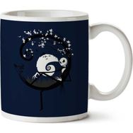 Art Hediye Nightmare Before Christmas Jack Skellington Circle İki Tarafı Baskılı Kupa