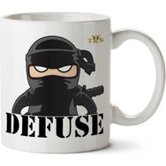 Art Hediye Ninja Defuse İki Tarafı Baskılı Kupa Bardak