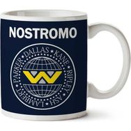 Art Hediye Nostromo Ramones Logo Aliens İki Tarafı Baskılı Kupa