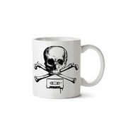 Art Hediye Old Fashion Pirate Black İki Tarafı Baskılı Kupa Bardak