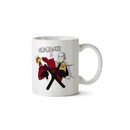Art Hediye One Punch Man Deadpool Slap Taco İki Tarafı Baskılı Kupa Bardak