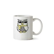 Art Hediye Owl Atkı Baykuş İki Tarafı Baskılı Kupa Bardak