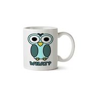 Art Hediye Owl Says Ne İki Tarafı Baskılı Kupa Bardak