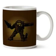 Art Hediye Pair Bond Big Daddy Little Sister Bioshock İki Tarafı Baskılı Kupa Bardak