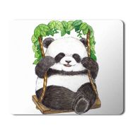 Art Hediye Panda Bear Baskılı 23x19 cm Mouse Pad