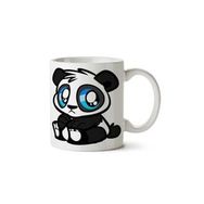 Art Hediye Panda Bear Giant Baby İki Tarafı Baskılı Kupa Bardak