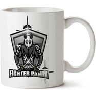 Art Hediye Panda Fighter İki Tarafı Baskılı Kupa Bardak