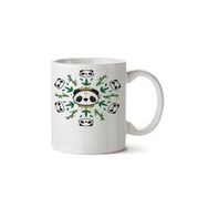 Art Hediye Panda Mandala İki Tarafı Baskılı Kupa Bardak