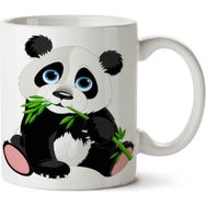 Art Hediye Panda Sevimli Panda İki Tarafı Baskılı Kupa Bardak