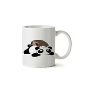 Art Hediye Panda Tembel Hayvan İki Tarafı Baskılı Kupa Bardak