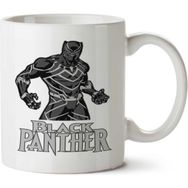 Art Hediye Pantera Negra 3 İki Tarafı Baskılı Kupa Bardak