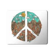Art Hediye Peacebarış Amblemi Baskılı 23x19 cm Mouse Pad