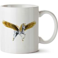 Art Hediye Pegasus Horse At İki Tarafı Baskılı Kupa Bardak