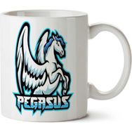 Art Hediye Pegasus Kanat İki Tarafı Baskılı Kupa Bardak