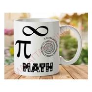 Art Hediye Pi Sonsuz Matematik İki Tarafı Baskılı Kupa Bardak