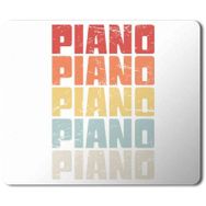 Art Hediye Piano Piyano Baskılı 23x19 cm Mouse Pad