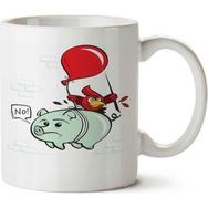 Art Hediye Pigs Can Not Fly İki Tarafı Baskılı Kupa Bardak