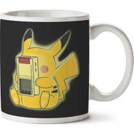 Art Hediye Pikachu Playing Without Batteries Pokemon İki Tarafı Baskılı Kupa Bardak