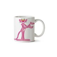 Art Hediye Pink Panther Pembe Panter İki Tarafı Baskılı Kupa Bardak