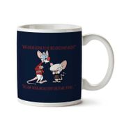Art Hediye Pinky And The Brain Christmas Plans İki Tarafı Baskılı Kupa Bardak