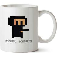 Art Hediye Pixel Ninja İki Tarafı Baskılı Kupa Bardak