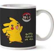 Art Hediye Pokemon Gotta Catch Them All World Leaders İki Tarafı Baskılı Kupa Bardak