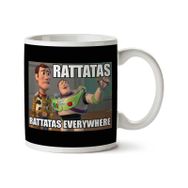 Art Hediye Pokemon Rattatas Everywhere Woody Buzz Toy Story Pixar iki Tarafı Baskılı Kupa Bardak