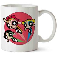 Art Hediye Powerpuff Girls 7 İki Tarafı Baskılı Kupa Bardak