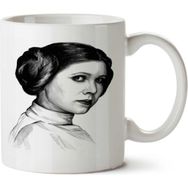 Art Hediye Prenses Leia Star Wars İki Tarafı Baskılı Kupa Bardak