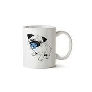 Art Hediye Pug Yavru İki Tarafı Baskılı Kupa Bardak